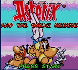 Asterix and the Great Rescue (USA) Title Screen